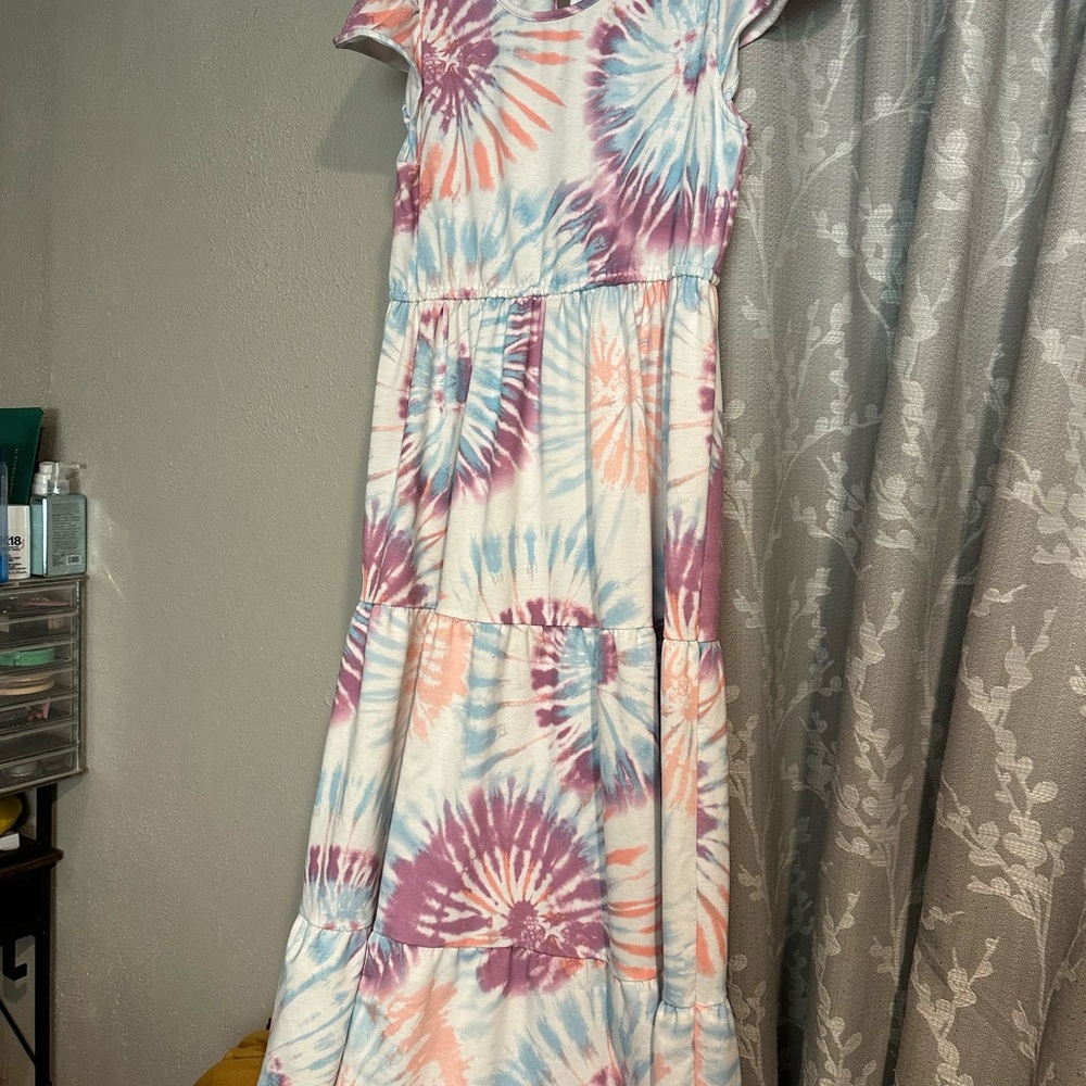 32 Degrees Pastel Tie-Dye Dress